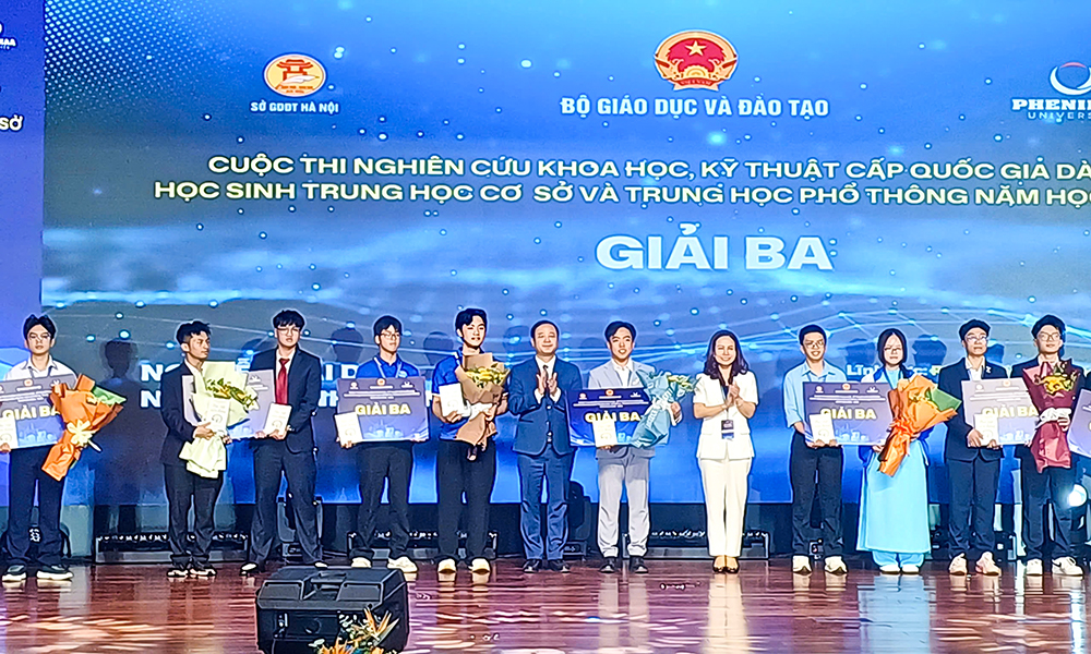 Tỉnh Lâm Đồng đạt 2 giải ba tại cuộc thi khoa học kỹ thuật cấp quốc gia 2025-2026
