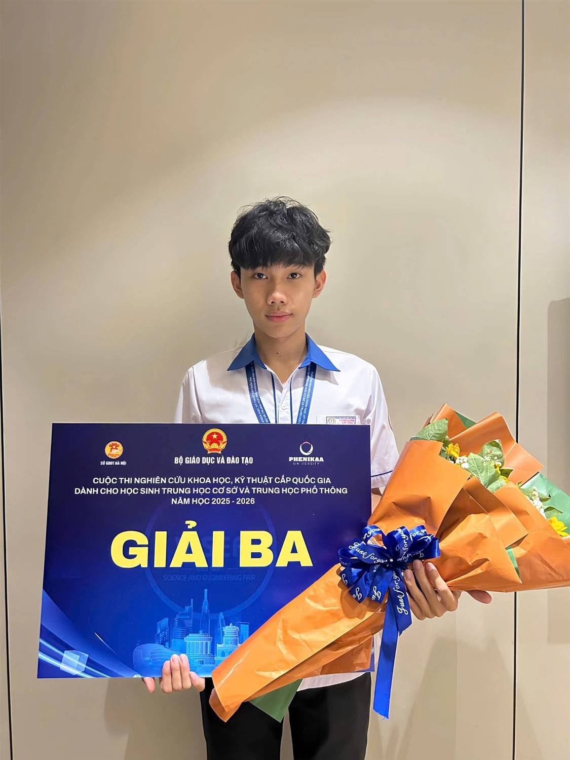 Học sinh trường THPT Tánh Linh đạt giải ba cuộc thi khoa học kỹ thuật cấp quốc gia 2025-2026